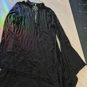 Long sleeved mini dress